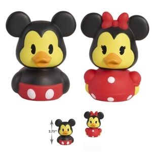 🍎Nwt Disney Duckalooz Mickey & Minnie Mouse Rubber Duck Jeep Cruise Pool Tub